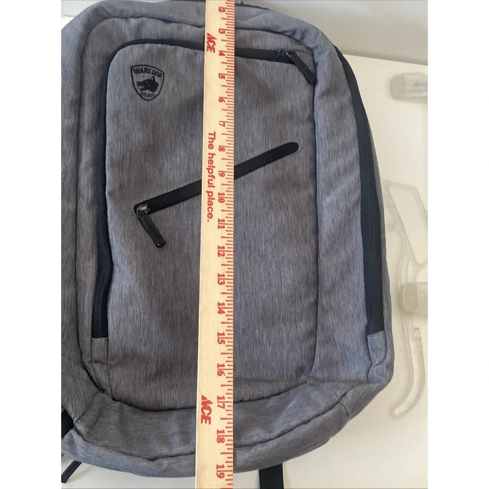 Guard Dog Security ProShield Smart Bulletproof Gray Backpack 27L
